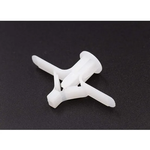 Vista 6 de Anclajes de pared hueca, kit de anclaje para paneles de yeso con tornillos, anclaje de pared hueco autoperforante, 65 libras, blanco