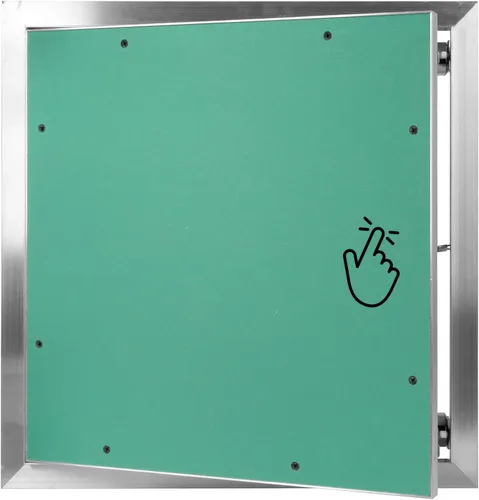 Vista 17 de Repa Market Panel de Acceso de 4 x 4 Pulgadas para Paneles de Yeso/Cubierta de Orificio de Pared de Acero con Recubrimiento en Polvo Blanco/Panel