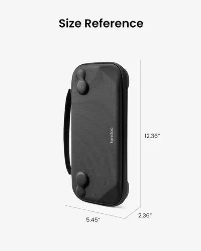 Vista 9 de tomtoc Carrying Case Compatible with Steam Deck/OLED, Protective case, Hard Portable Travel Carrying bag for Steam Deck Console, Shockproof, Travel