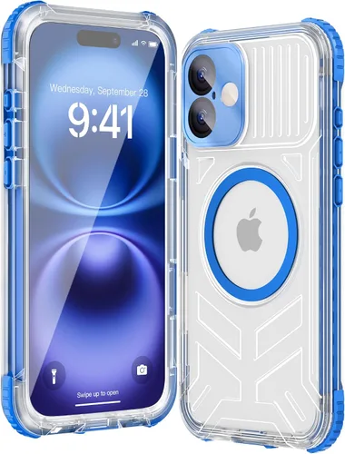 Vista 32 de WIFORT Funda impermeable para iPhone 15, [IP68 bajo el agua a prueba de polvo] [pantalla integrada] [15 pies a prueba de golpes militar], cubierta
