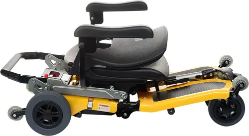 Vista 2 de Freerider Luggie Scooter de movilidad súper plegable con batería de iones de litio para adultos y personas mayores, resistente, portátil, ligero