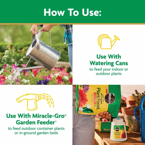 Vista 7 de Miracle-Gro - Alimento soluble en agua para plantas multiusos, fertilizante para todas las plantas de interior o exterior, incluyendo rosas, flores