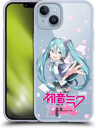 Vista 58 de Head Case Designs Licencia Oficial Hatsune Miku Gráficos Lindos Carcasa de Gel [Protección de Grado Militar] Compatible con Apple iPhone 7