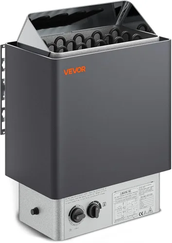 Vista 14 de VEVOR - Calefactor de sauna, estufa eléctrica de sauna de 220V, calentador de sauna para baño de vapor con temporizador de 3h y temperatura