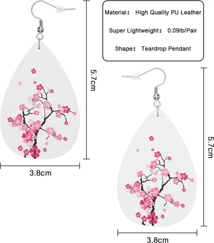 Vista 2 de Lindos aretes de piel sintética de perezoso gris, ramas de árbol de perezoso salvaje, citas de tiempo feliz, aretes de lágrima de boda, joyería