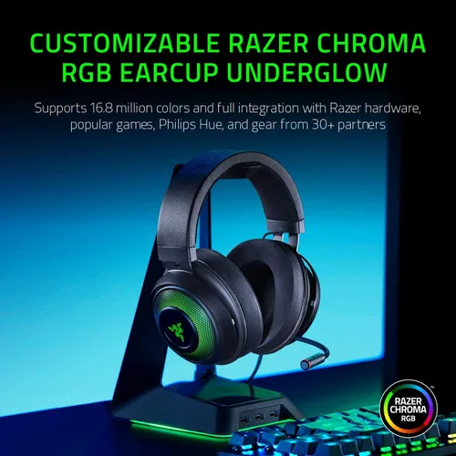 Vista 4 de Razer Kraken Ultimate RGB USB Headset renovado