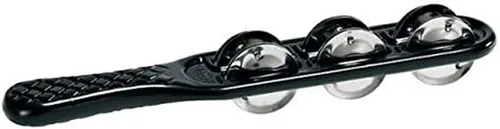 Vista 4 de Meinl Percussion HJS1BK Headliner Series ABS Plastic Jingle Stick, negro