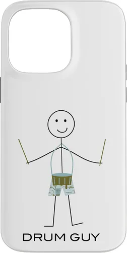 Vista 21 de Funny Men's Snare Drum Guy Boy Drummer Case for iPhone 16