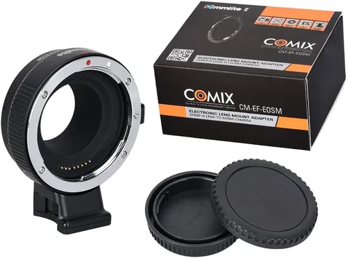 Vista 7 de Commlite CM-EF-EOS M Adaptador de montaje de lente de enfoque automático para lente EF/EF-S a Canon EOS M (montaje EF-M) Anillo convertidor de lente