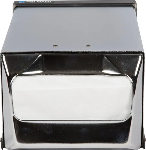 Vista 2 de San Jamar H3001XC Fullfold Cromo Dispensador de Servilletas para Encimera