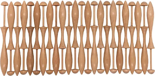 Vista 7 de Bobbin - Bobinas de encaje estilo danés de 12, 24, 50, bobinas para hacer encajes. 4.25 pulgadas de largo. Hecho de madera dura natural. Colección