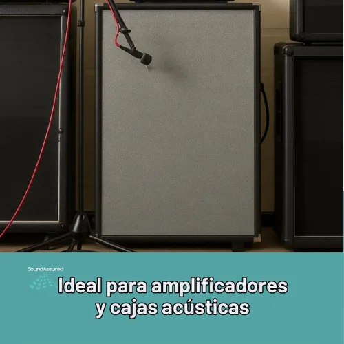 Vista 6 de TruWeave™ de SoundAssured - Tela acústica - 100% transparente acústicamente - para paneles acústicos de bricolaje, tela de parrilla de altavoces
