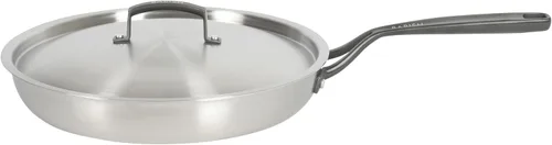 Vista 11 de Babish Sartén de Acero Inoxidable de Tres Capas de 10 Pulgadas – Sartén Profesional para Sellar, Saltear y Cocinar Cotidianamente