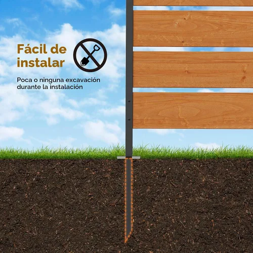 Vista 4 de Modern Shade - Pantalla de valla de privacidad de madera de 5' x 3' (1 panel) de madera natural, panel de valla de privacidad al aire libre