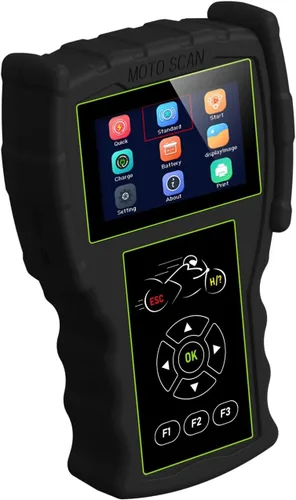 Vista 8 de Herramienta de prueba de diagnóstico del motor del sistema de motocicleta M100 Pro Moto Scanner Lectores de código Herramientas de escaneo Dual