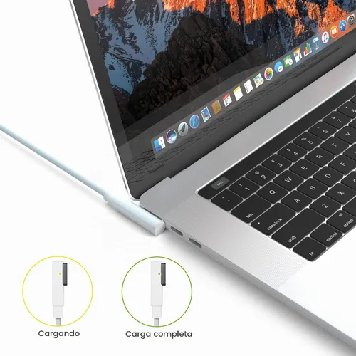 Vista 4 de Adaptador de corriente de 60 W compatible con Mac Book Pro Cargador A1278 A1344 para Mac Book Pro de 13 pulgadas (antes de mediados de 2012) Cable