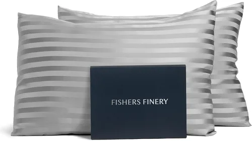 Vista 21 de Fishers Finery Funda de almohada de seda de morera 100% pura de 25mm (Rojo King)