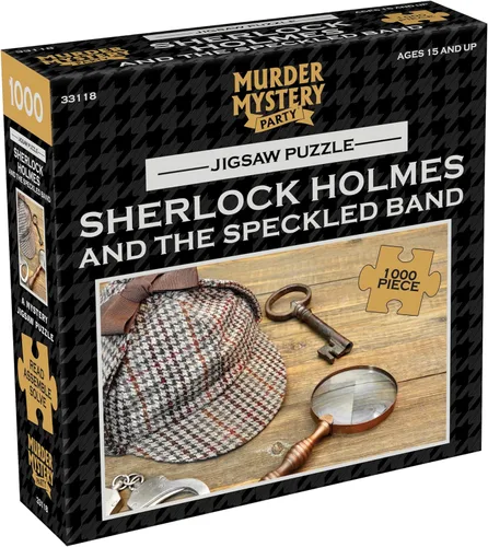 Vista 2 de Rompecabezas clásico de misterio Bepuzzled - Sherlock Holmes, 1000