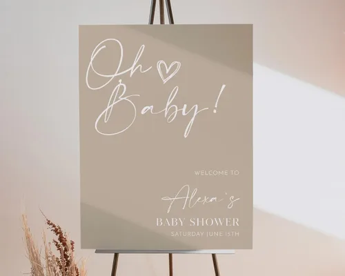 Vista 21 de Letrero de bienvenida de oso de peluche para baby shower, cartel de bienvenida de bienvenida de baby shower, letrero de bienvenida al baby shower