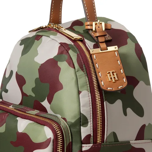 Vista 3 de Tommy Hilfiger Mochila Julia Small Dome para mujer, Oliva Rouge