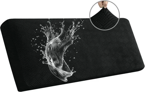 Vista 11 de Easy-Going - Fundas impermeables para cojines de sofá y sofás, funda de asiento de sofá de jacquard elástico de repuesto para perros, mascotas