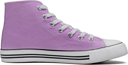 Vista 4 de Women's High top Sneakers Classic High Tops Canvas Shoes for Women Lace up Tennis Shoes Fashion Canvas Sneakers Casual Shoes for Walking