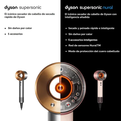 Vista 13 de Dyson Supersonic Nural™ Secador de pelo Rosa cerámico