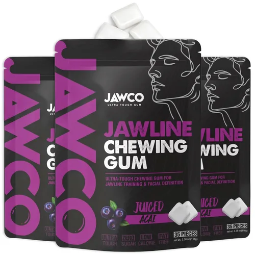 Vista 10 de JAWCKO Chicle Ultra-Resistente para Mandíbula Obtén una Mandíbula Más Fuerte y Cuadrada Chicle Duro de Entrenamiento para Mandíbula Fuerza 15X