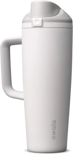 Vista 35 de Owala FreeSip - Botella de agua de acero inoxidable, 30 onzas, pastel de comida de ángel Angel Food Cake