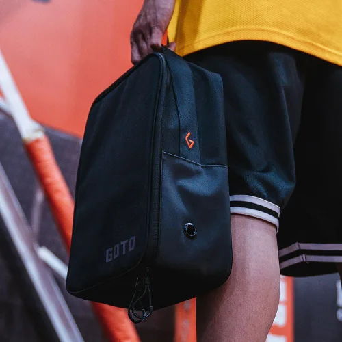 Vista 2 de GOTO Bolsa de zapatos y zapatillas, bolsa de gimnasio deportivo, bolsa de viaje con compartimento para zapatos para hombres y mujeres, ajuste hasta