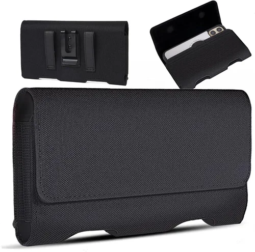 Vista 9 de BECPLT Funda de cuero con soporte para tarjeta de identificación, funda con clip para cinturón para iPhone 13 Mini, 12 Mini, 8, 7, 6s, 6, Galaxy