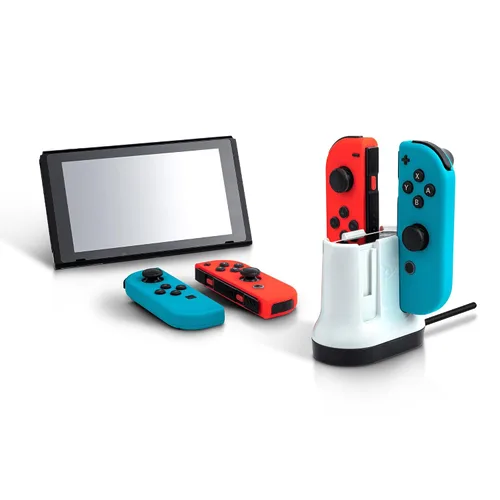 Vista 5 de PDP Gaming Joy Con Charging System For Up To Four Controllers White - Nintendo Switch