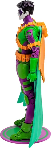Vista 6 de McFarlane Toys - DC Multiverse Red Robin (Jokerized) Gold Label, figura de acción de 7 pulgadas