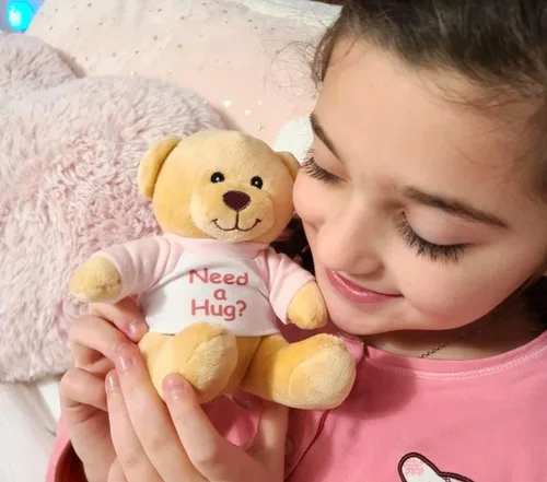 Vista 4 de Hug-a-BooBoo Get Well - Oso de peluche pequeño - Oso de peluche súper lindo de 6 pulgadas con camiseta de mensaje de Get Well - Ideal para regalo