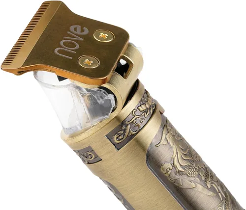 Vista 7 de Nave Recortadora de barba y cortapelos para hombres, maquinilla de afeitar eléctrica inalámbrica y recargable para cuerpo, cabello, barba y bigote