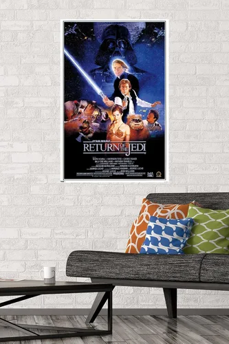 Vista 2 de Trends International Star Wars: Return Of The Jedi - Póster de pared de una hoja de 3, 24 x 36 pulgadas, versión sin marco