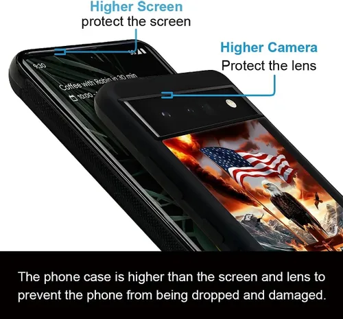 Vista 1964 de Compatible con Google Pixel 4A 5G Mobile Case Creative Acrylic Panel trasero Silicona Protección Grip especialmente diseñado para Google Pixel 4A 5G