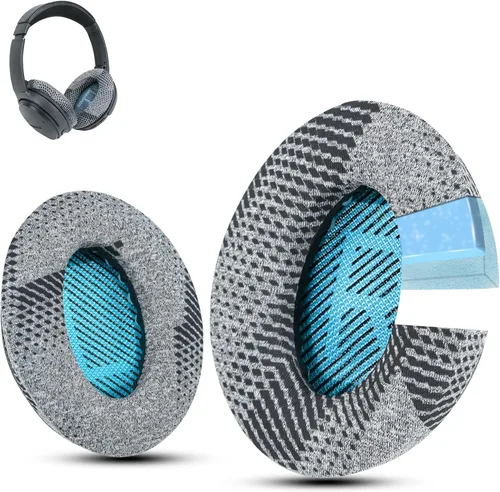 Vista 11 de Krone Kalpasmos - Almohadillas para Bose QC35 y QC45, tela suave Azul
