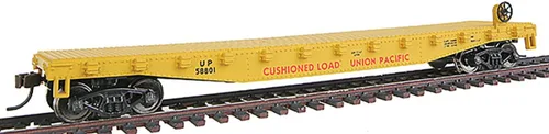 Vista 4 de Walthers Trainline Flatcar-Ready to Run-Atchison, Topeka & Santa Fe #88985 (rojo, blanco) 931-1605 HO Scale Model Railroad - Modelo de carga