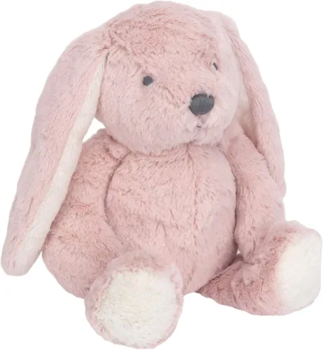 Vista 2 de Lambs & Ivy - Conejo de peluche rosa botánico para bebé, juguete de animal de peluche - Hip Hop