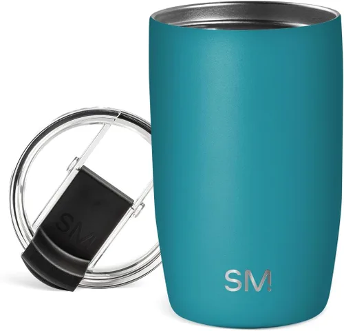 Vista 58 de Simple Modern Taza de café de viaje Tumbler con tapa abatible Reutilizable, aislada, de acero inoxidable, taza de café helado Cold Brew, termo