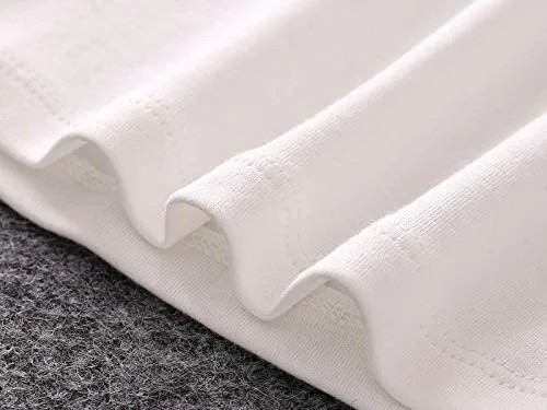 Vista 4 de Blusas de manga larga para bebés y niñas, cuello de muñeca de color liso, camiseta inferior