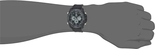 Vista 2 de US Army Mens Analog-Digital Chronograph Black Silicone Strap Watch by Wrist Armor F21006