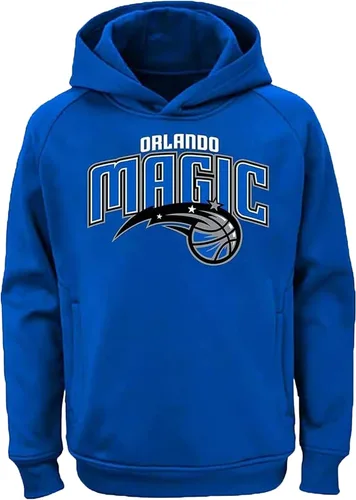Vista 29 de Outerstuff NBA Kids Youth 8-20 Team Color Alternate Polyester Performance Primary Logo Sudadera Sudadera Sudadera con capucha