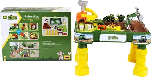Vista 6 de Klein John Deere: Mesa de granja y agua - Mesa de juego 2 en 1 para niños, a partir de 3 años