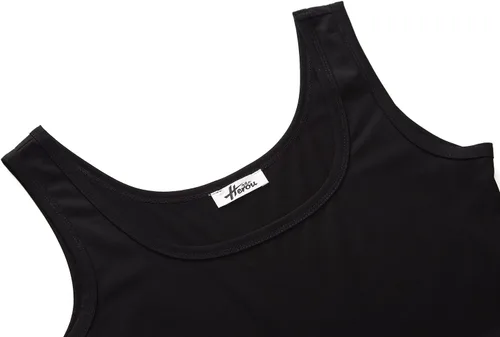 Vista 4 de Herou Vestidos de verano para mujer, sin mangas, cuello redondo, acampanados, acampanados, para el sol