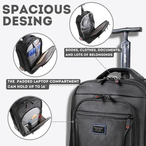 Vista 6 de J World New York Astor Business Rolling Mochila