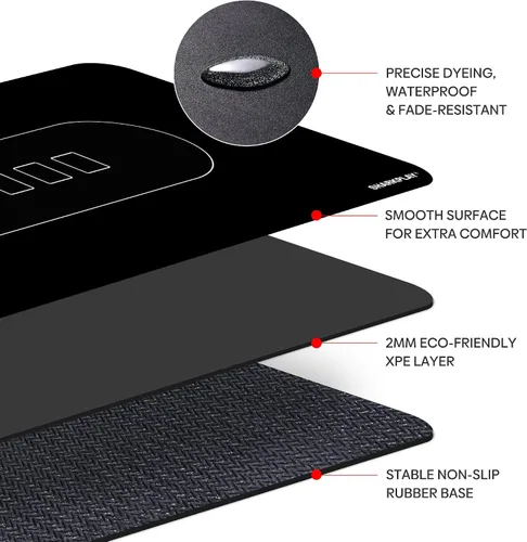 Vista 4 de Estera de póquer de 70 x 35 pulgadas, 10 jugadores Texas Hold'em Poker Table Top con bolsa de transporte para juegos de póquer, blackjack, casino