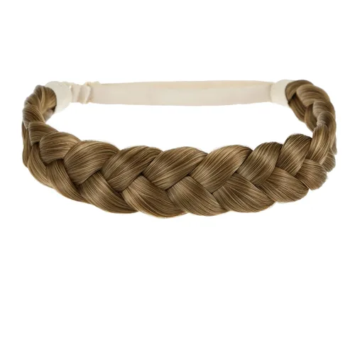 Vista 21 de Diadema trenzada para mujer, 3 hebras, banda trenzada gruesa Estilo rápido, aspecto natural, ajuste elástico suave, sensación ligera, sujeción