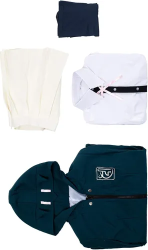 Vista 7 de UU-Style Super Danganronpa Chiaki Nanami Disfraz de uniforme de escuela secundaria